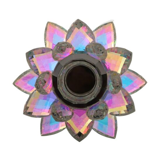 Cheska Lotus Candle Holder Rainbow